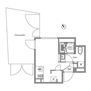 ASTILE用賀II【1階】の間取り