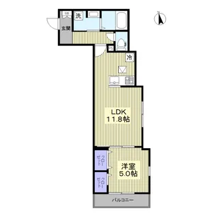 オーキッドテラス【1階】の間取り