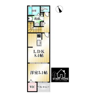 グレイシャス【2階】の間取り