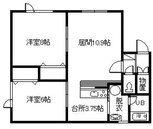 シーマ【1階】の間取り