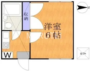 末長1514ハイツ【1階】の間取り