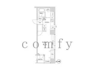 アクサス大手町ラクシーズ【7階】の間取り