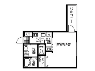 L.Girasole【1階】の間取り