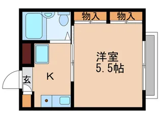 サンハイム大山【3階】の間取り