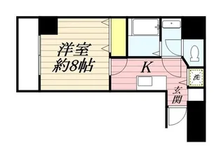 HF銀座レジデンスEASTII【12階】の間取り