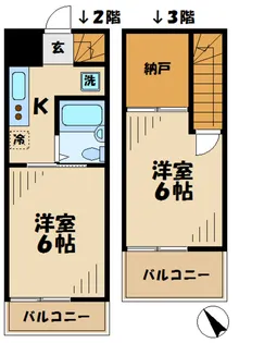 スズキパル下柚木の間取り