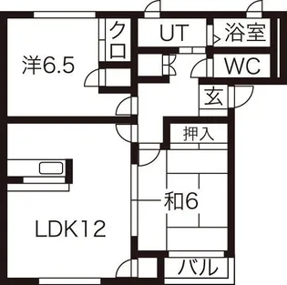 プラセール A棟【1階】の間取り