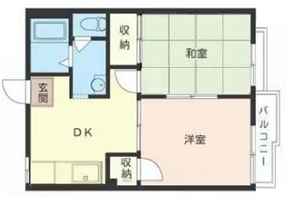 ヒルトップ富岡【2階】の間取り