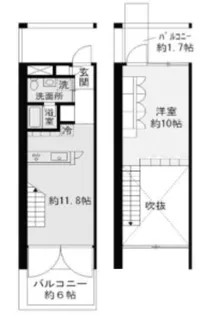 Refuge O Forest S棟【2階】の間取り