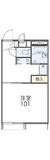 レオパレスマイガーデン【2階】の間取り