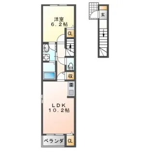 スペチアーレ チンクエ【2階】の間取り