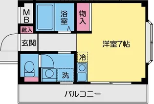 インペリアル富士【1階】の間取り