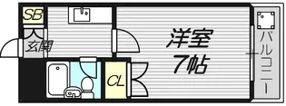 ベストレジデンス瓢箪山II【6階】の間取り