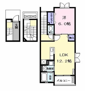 マーベラス花池【3階】の間取り