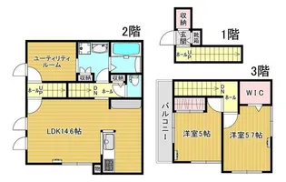 ラディーチェ目黒緑が丘(ラディーチェメグロミドリガオカ)の間取り