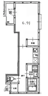 アリビオ西新井【2階】の間取り