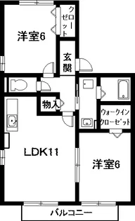 コージーコート【2階】の間取り