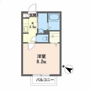 エール川内【2階】の間取り