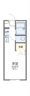 レオパレスパレスフィオーレII【2階】の間取り