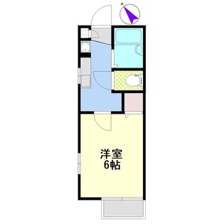 秀英ハイツ【1階】の間取り