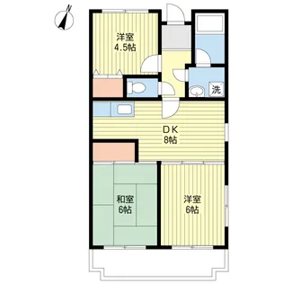 メイプルタウン【2階】の間取り