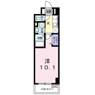 Cuore【4階】の間取り