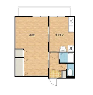 プレール大浦【1階】の間取り