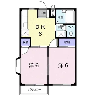 エルディムデュエット【2階】の間取り