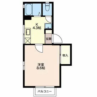セントラルマーサ B202【2階】の間取り