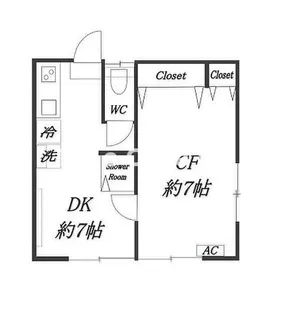 アイリス赤羽西【2階】の間取り