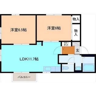 プリマヴェーラ【1階】の間取り