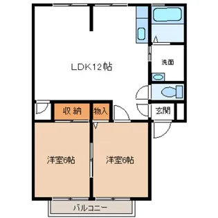 サンライフ和光【2階】の間取り