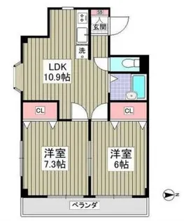 パールメゾンシオノ【2階】の間取り