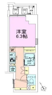 門前仲町レジデンス壱番館【3階】の間取り