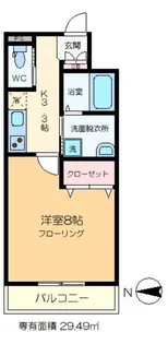 メゾン シュエット【1階】の間取り