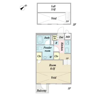 Espoir【2階】の間取り