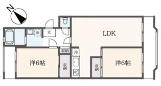 コート多美野【3階】の間取り