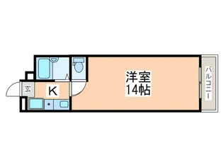 ヴィラ国立【2階】の間取り