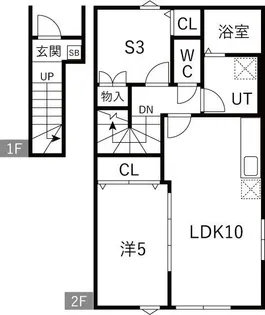 EQUUS C棟【2階】の間取り