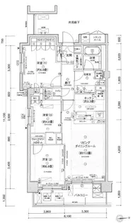 ガーデンホーム多摩永山【4階】の間取り