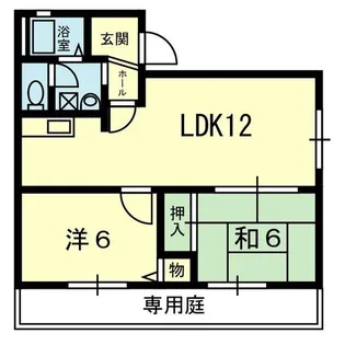 ディアス・ガーデン【1階】の間取り