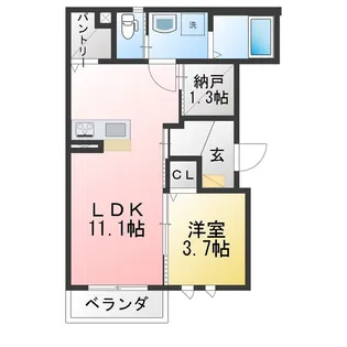 ソライア【1階】の間取り