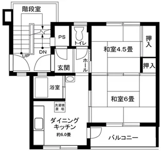 白根第1 6号棟【1階】の間取り