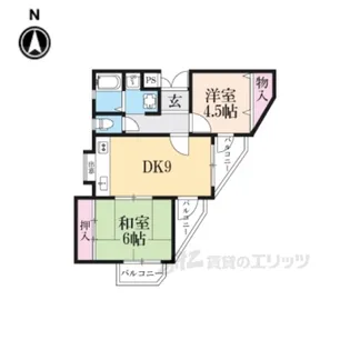エスポワール武庫之荘北V【3階】の間取り