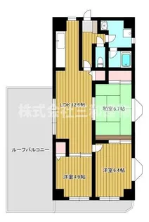 ハイム川口【5階】の間取り