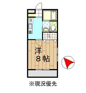 ハックベリーF棟【2階】の間取り