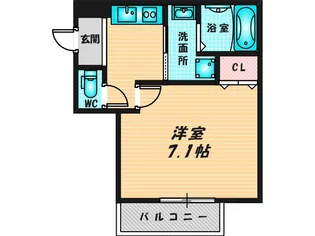 フジパレス諏訪II番館【1階】の間取り