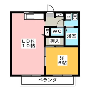 カーサヨネックス【2階】の間取り