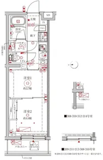 クレイシアIDZ中野野方【3階】の間取り