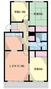 ベルメゾン五月台【1階】の間取り